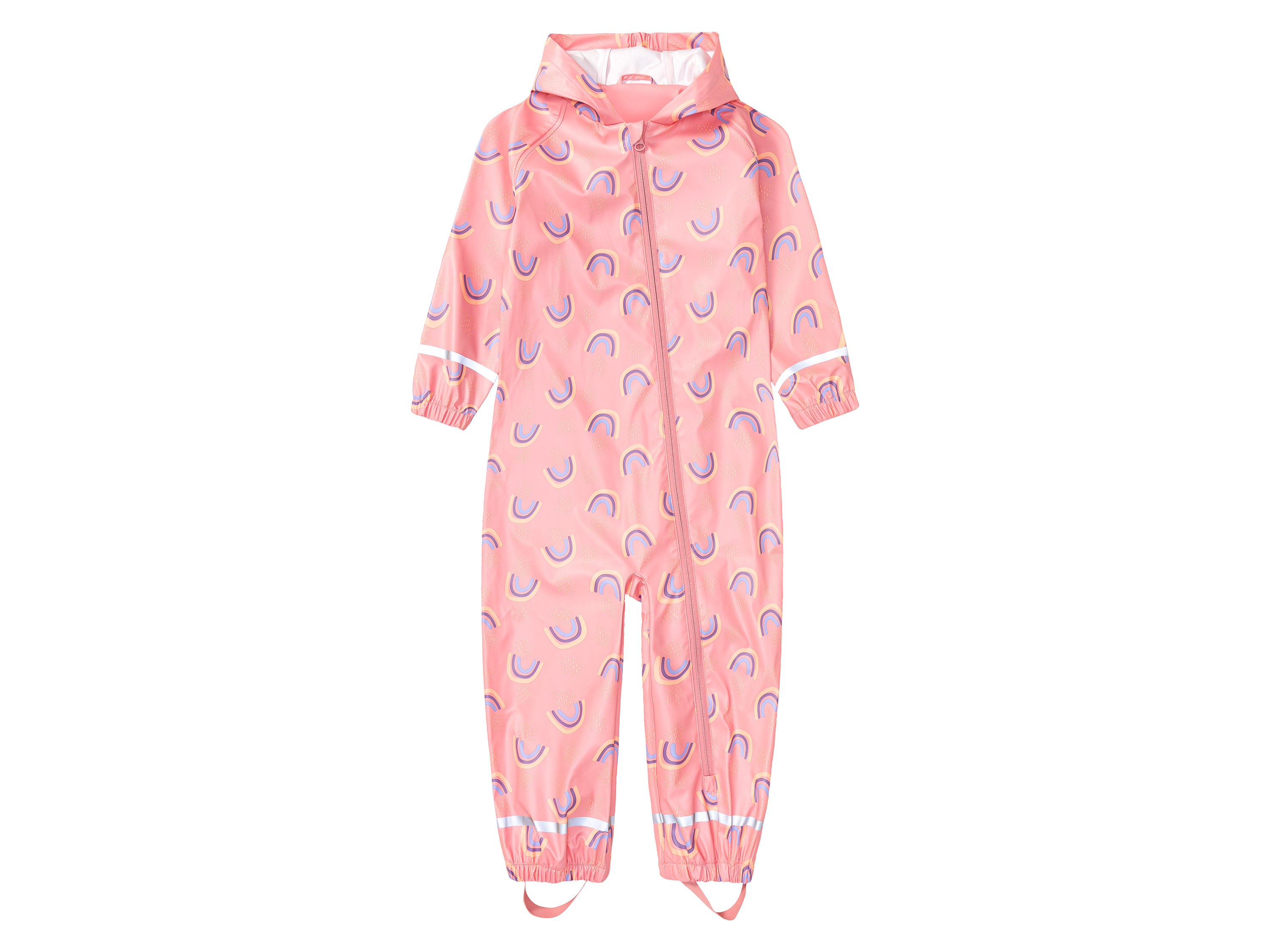 lupilu® Combinaison à capuche bébé ou petite fille (rose)