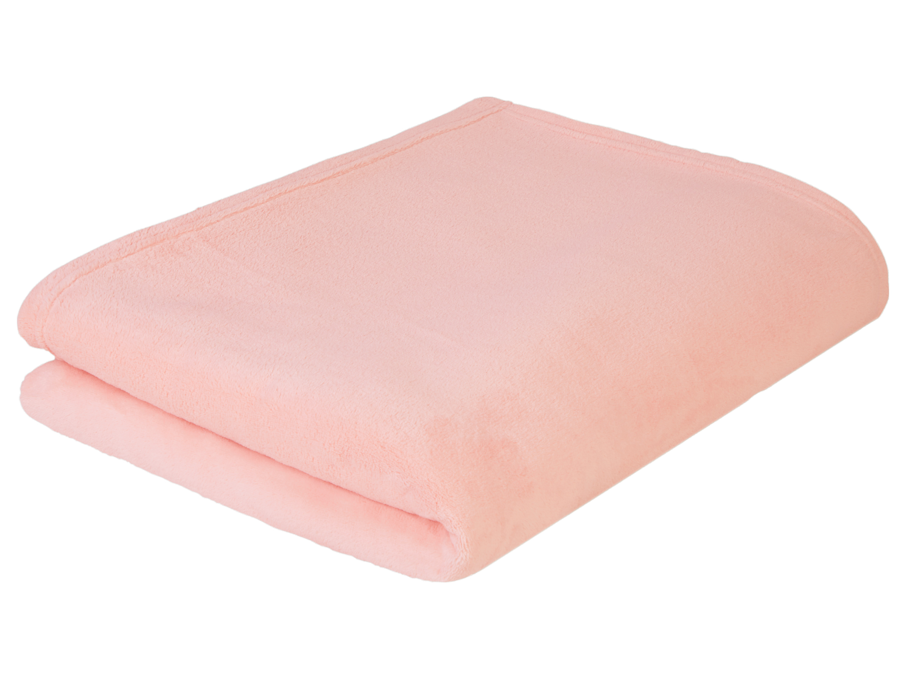LIVARNO home Plaid, 150 x 200 cm (rose solid)