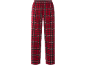 Pantalon de pyjama à carreaux rouges