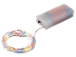 Guirlande lumineuse LED multicolore avec boîtier à piles.
