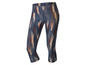 Leggings de sport noirs avec imprimé abstrait