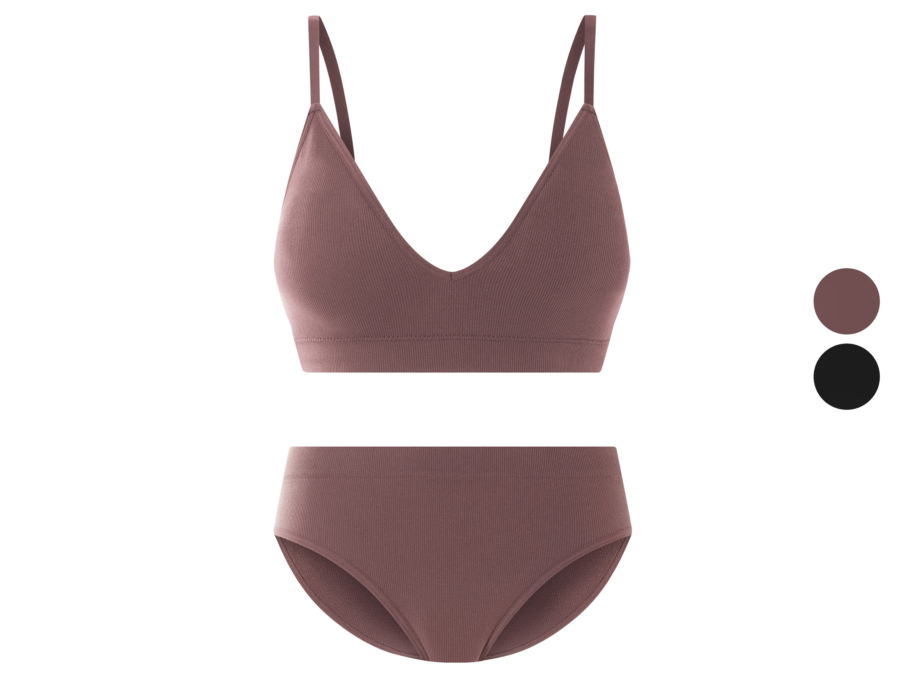 esmara® Set de sous-vêtements côtelés femme