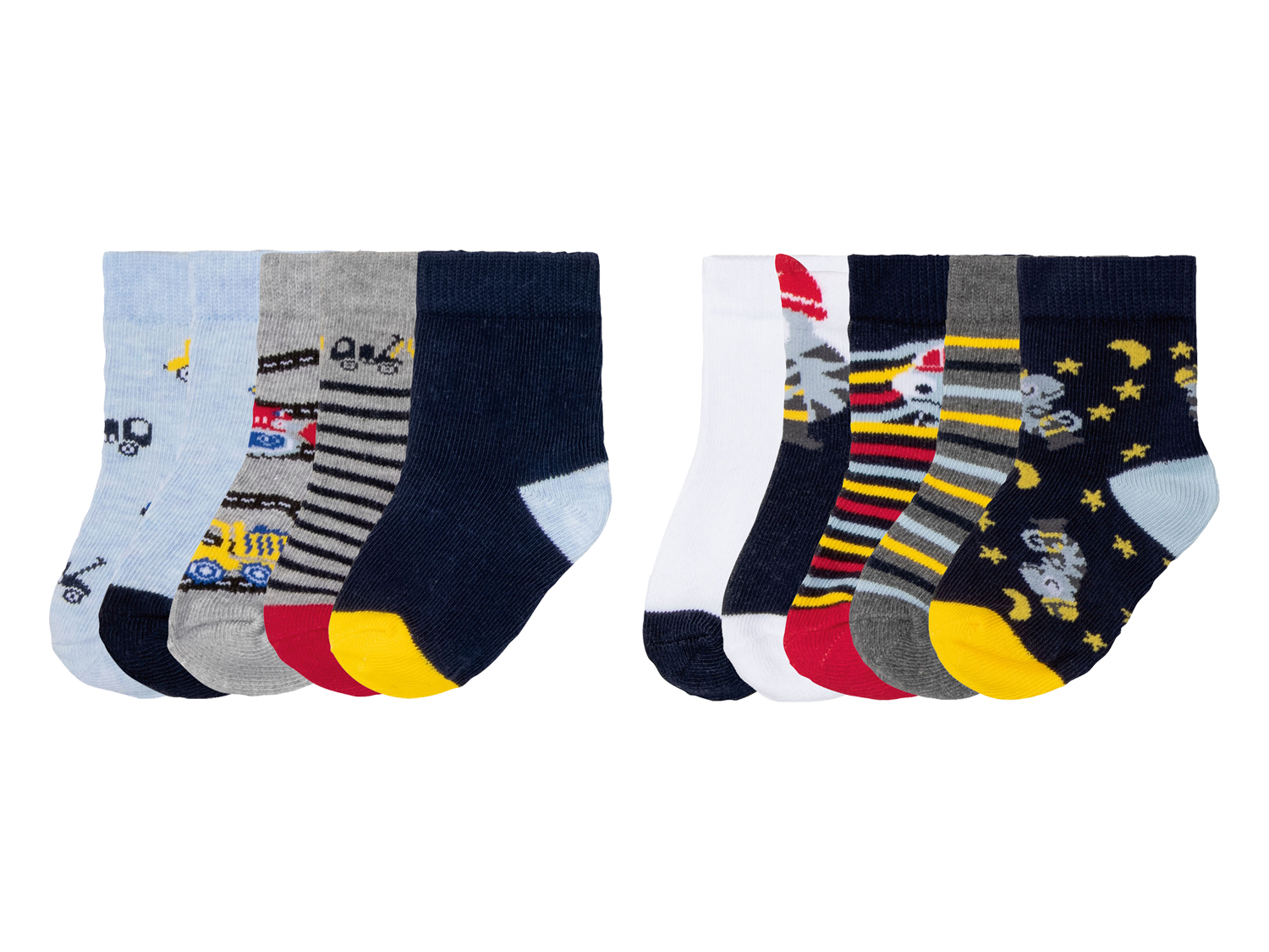 lupilu® Lot de 5 paires de chaussettes bébé