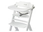 Chaise haute Safety 1st blanche avec plateau.