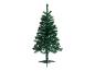 Un sapin de Noël artificiel vert avec un support.