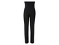 Pantalon noir en maille à taille haute