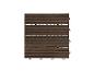 Dalle de terrasse en composite bois marron