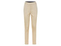 Pantalon beige taille haute.
