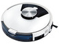Un aspirateur robot Silvercrest blanc.
