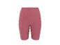 Short cycliste côtelé rose taille haute.