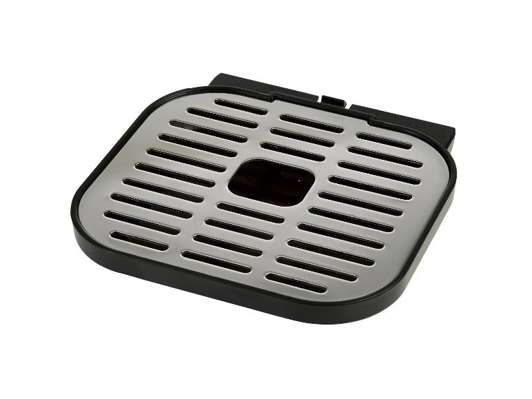 Grille noire pour égouttoir de machine à café avec surface métallique