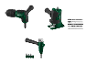 Accessoires PARKSIDE® pour perceuse, scie et tournevis d'angle avec lames et embouts