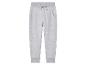 Pantalon de survêtement gris pour enfant avec cordon.