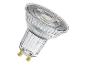 Spot LED avec culot GU10 et verre transparent