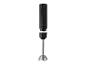 Mixeur plongeant noir SilverCrest avec pied mixeur en acier inoxydable.