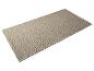 Tapis rectangulaire beige texturé