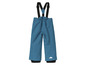Salopette de ski bleue pour enfant.