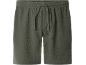 Shorts en mousseline pour homme avec cordon de serrage, vert olive