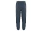 Un pantalon de survêtement bleu marine avec une poche au dos.