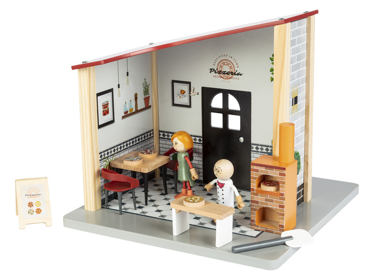 Aller en mode plein écran : Playtive Set de jeu maison de poupées en bois - Image 9