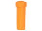 Un filtre en plastique orange pour une bouilloire.
