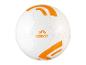 Ballon de foot blanc et orange Crivit.