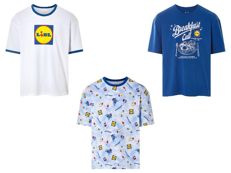 T-shirts Lidl : modèles logo, petit-déjeuner et épicerie.