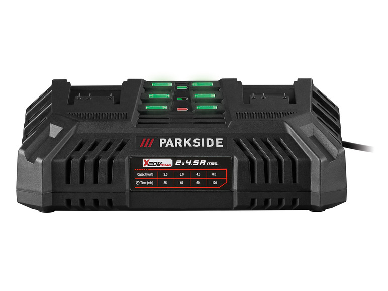 Aller en mode plein écran : PARKSIDE® Chargeur de batterie double PDSLG 20 B, 2 x 4,5 A, 20 V - Image 3