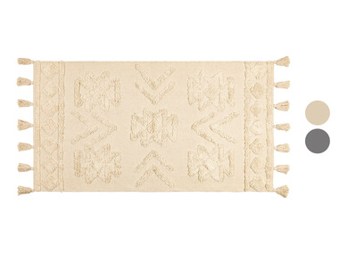 LIVARNO home Tapis en coton style bohème, 80 x 150 cm