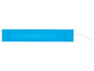 Un concentrateur USB bleu avec un câble blanc.