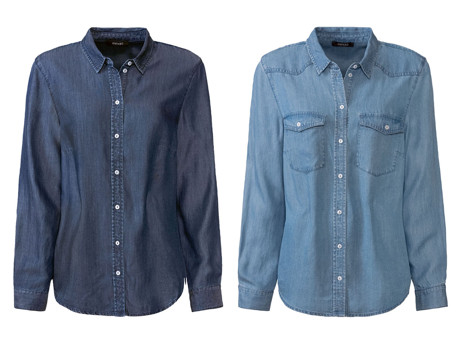 esmara® Chemise en denim femme