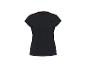 T-shirt noir à manches courtes avec un petit logo sur la poitrine gauche.
