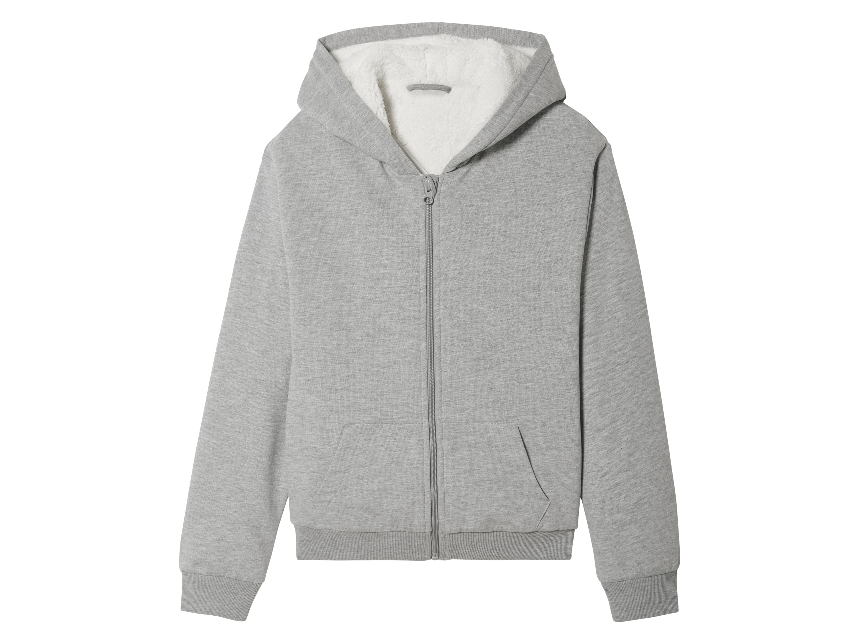 pepperts!® Sweat zippé molletonné garçon (8-10 ans, gris)
