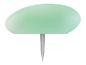 Lampe de jardin en forme de galet, couleur menthe à l'eau.