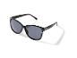 Lunettes de soleil noires avec clous décoratifs