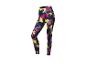 Leggings de sport à imprimé marbré aux couleurs vives.