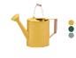 Arrosoir jaune Parkside 5L avec poignée en bois.