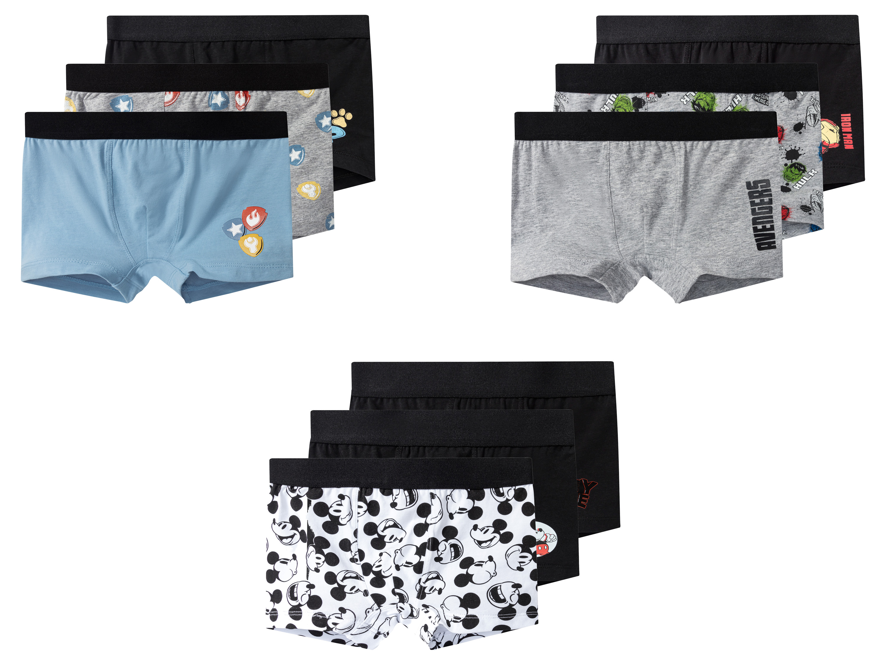 Lot de 3 boxers petit garçon