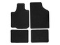 Tapis de sol de voiture noirs.
