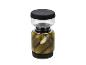 Bocal de cornichons marinés avec de l'ail