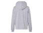 Sweat-shirt gris à capuche