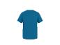T-shirt basique à manches courtes bleu turquoise, vue de dos.