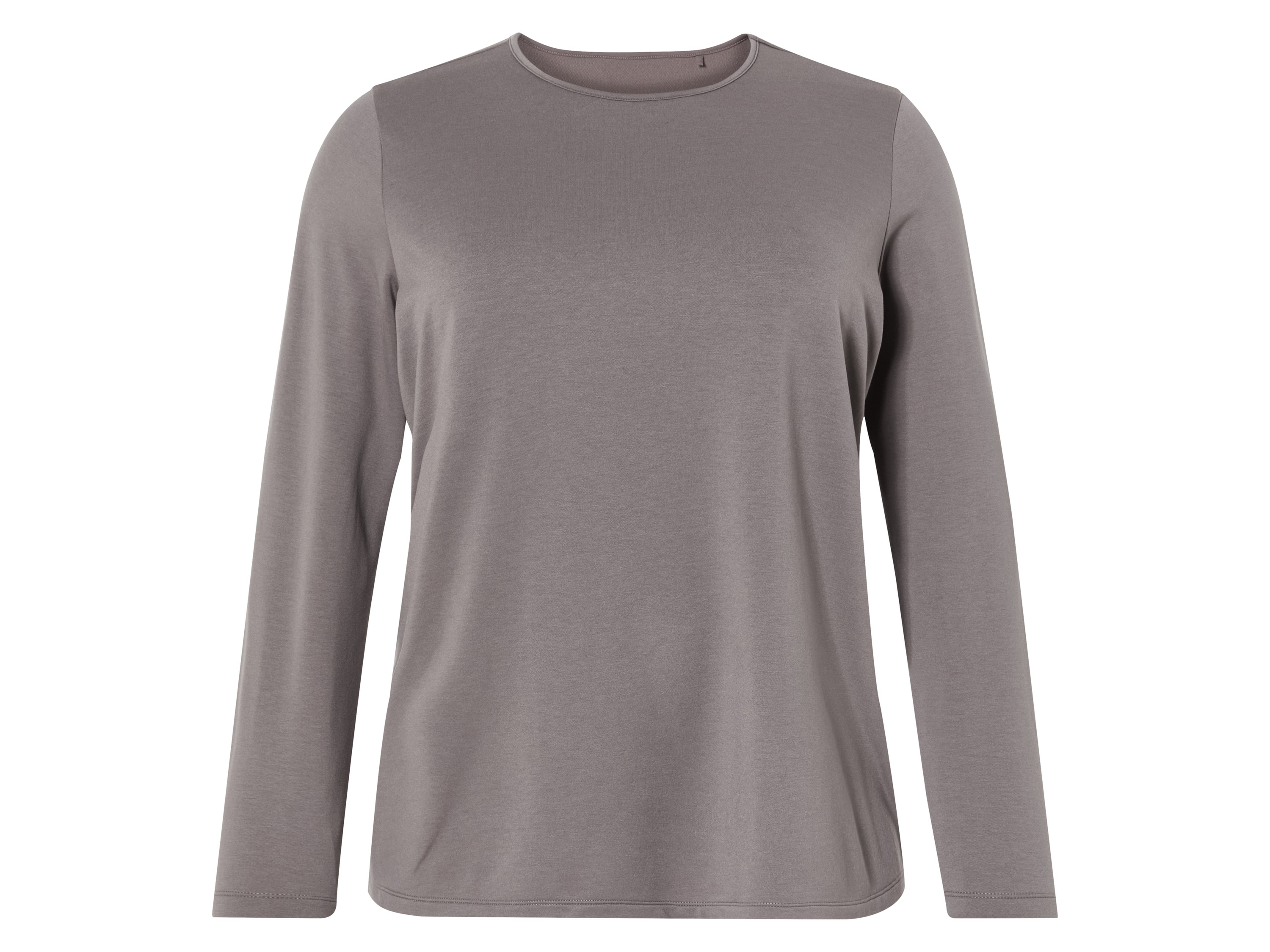 esmara® T-shirt manches longues femme (XXL (50/52), gris)