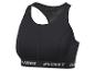 Soutien-gorge de sport Crivit noir avec empiècements en mesh.