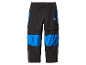 Pantalon enfant, style sportif, bleu et noir.