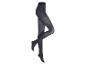 Collants gris foncé sur un mannequin.