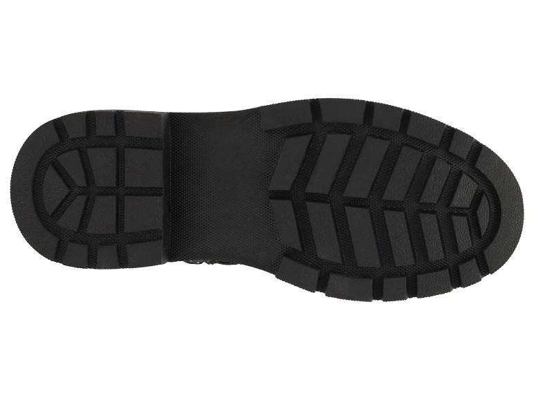 Semelle de botte noire avec motif antidérapant