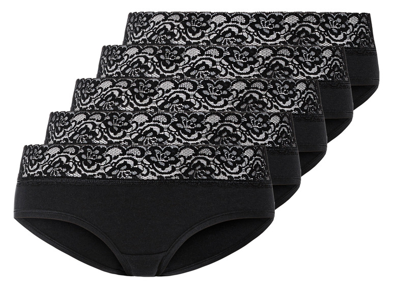 Aller en mode plein écran : esmara® Lot de 5 hipsters à dentelle femme - Image 10