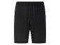 Shorts noirs en lin, style décontracté.