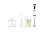 Mixeur plongeant SilverCrest 600W avec accessoires.